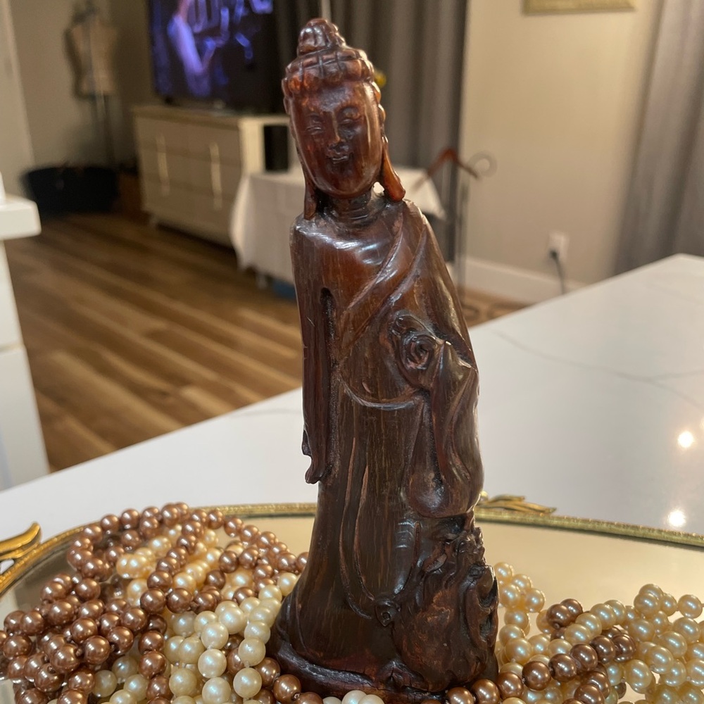 Carved Quan Yin Qing Dynasty